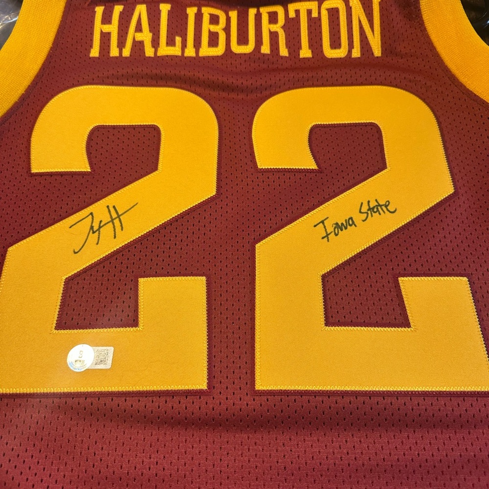 Haliburton Iowa State Jersey